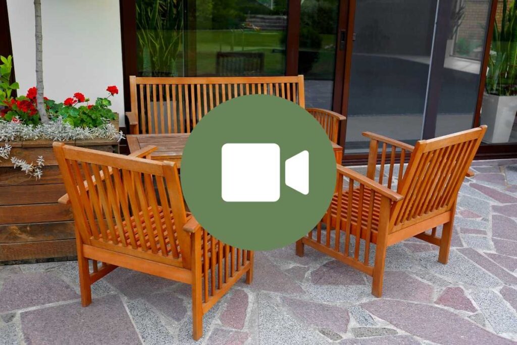 Video - natürliche Pflege der Gartenmöbel